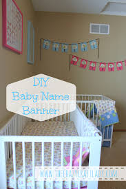 baby name banners the crazy craft lady