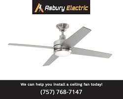 How To Install A Ceiling Fan Asbury