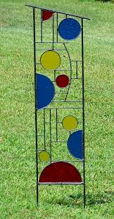 Large Stained Glass Garden Decoration