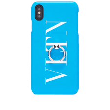 Valentino Fluo VLTN iPhone XS Max Case Blue & White