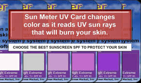 Sun Meter Uv Card 6 Cards Plastic Cards
