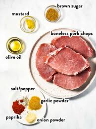 oven baked boneless pork chops recipe