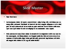 Blood Cells Free Powerpoint Template And Background