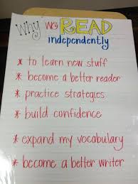 Independent Reading Anchor Chart Good Reminder Of Why We