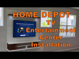 Depot Entertainment Center Installation