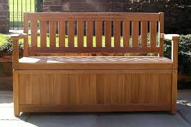 wood bench plans outdoor storage bench