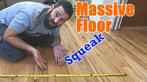 causes creaking or squeaky wood floors