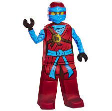 Lego Ninjago Deluxe Nya Child Costume Red/blue Disguise Play Halloween Size  4 for sale online