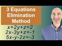 Solving Systems Of 3 Equations