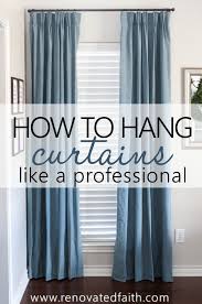 easiest diy curtain rods high end hack