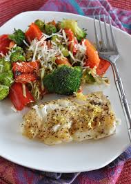 pan seared haddock with roasted vegetables sizzlefish