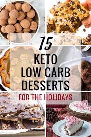 15 keto desserts for the holidays