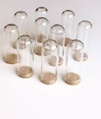 10pcs Mini Dome Glass Jar 70x28mm Dome