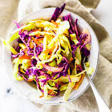 light coleslaw with poppy seed dressing