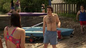 ausCAPS: Jake Epstein shirtless in Being Erica 2-02 Battle Royale