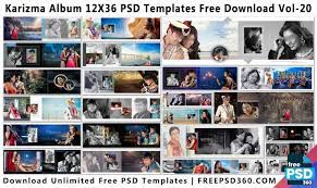 karizma al 12x36 psd templates free
