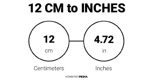 12 cm inches