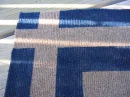 how to paint an indoor outdoor rug