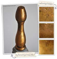 Faux Authentic Antique Brass Effect