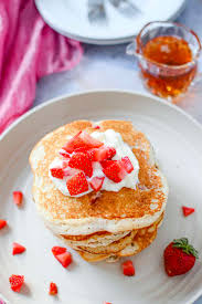 3 ing strawberry pancake recipe