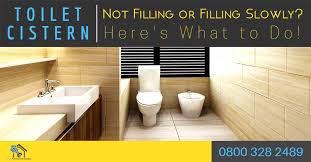toilet cistern not filling or filling