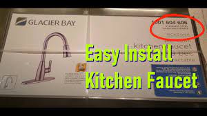 pull down kitchen faucet install