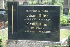 Grab von Johann Otten (10.04.1865-06.02.1934), Friedhof Backemoor - ba104