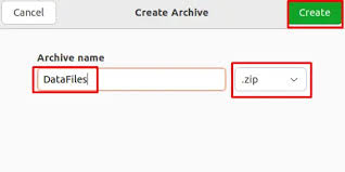 to zip files and directories in linux