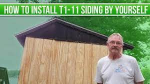 how to install t1 11 siding by yourself