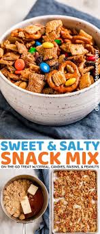 sweet and salty snack mix recipe