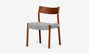 elyse dining chair in walnut grey