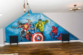 avengers wall mural paint prestige