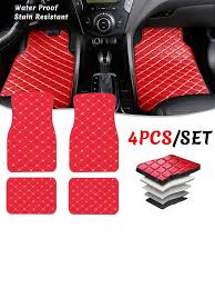 4pcs universal waterproof car mats set