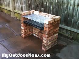 diy outdoor brick bbq myoutdoorplans