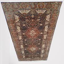 brown hand knotted carpet