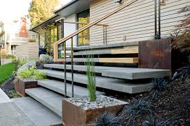 concrete floating staircase ideas