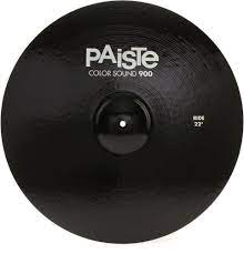 Paiste first pioneered color coated cymbals with colorsound 5 in 1984 as a means for artistic expression during the time period when popular music became visual in music with color sound 900 paiste launches the latest incarnation in the color cymbal saga. Paiste 900 Series 22 Color Sound Ride Cymbal Black