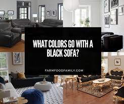 What Colors Go With A Black Sofa 14