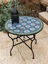 Mosaic Table Moroccan Mosaic Table