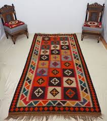 vine afghan nomadic kilim rug for