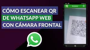escanear el código qr de whatsapp web