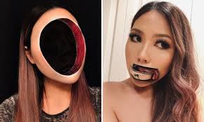 these creepy photos of makeup artist
