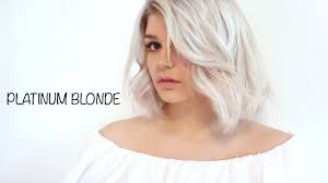 I want to dye the top portion of my hair honey blonde while leaving the bottom (underneath) portion brown. How To Dye Your Hair Platinum Blonde Shadow Root Youtube