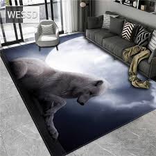 wolf carpet 3d floor mat