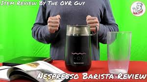 nespresso barista milk frother review