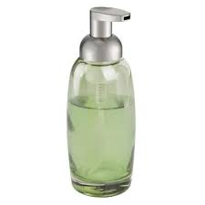 Mdesign Glass Refillable Foaming Soap
