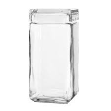 Anchor Hocking Stackable Square Glass