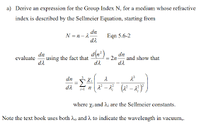 A Derive An Expression For The Group