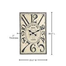 Zentique New Era Paris Clock In Antique