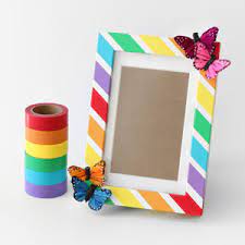 colorful rainbow craft diy picture